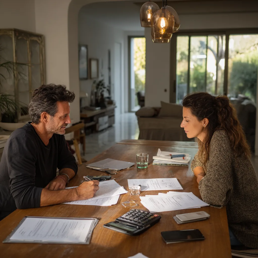 Negociación entre comprador y vendedor sobre el certificado energético.